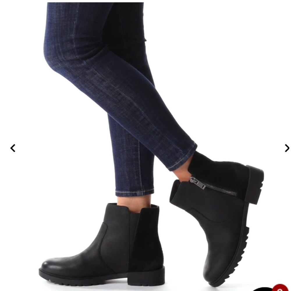 Sorel Black Ankle Boots